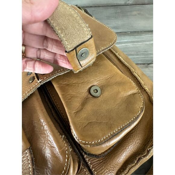 Patricia Nash Armeno 100% Italian Leather Washed‎ Vintage Collection Messenger - Picture 4 of 11